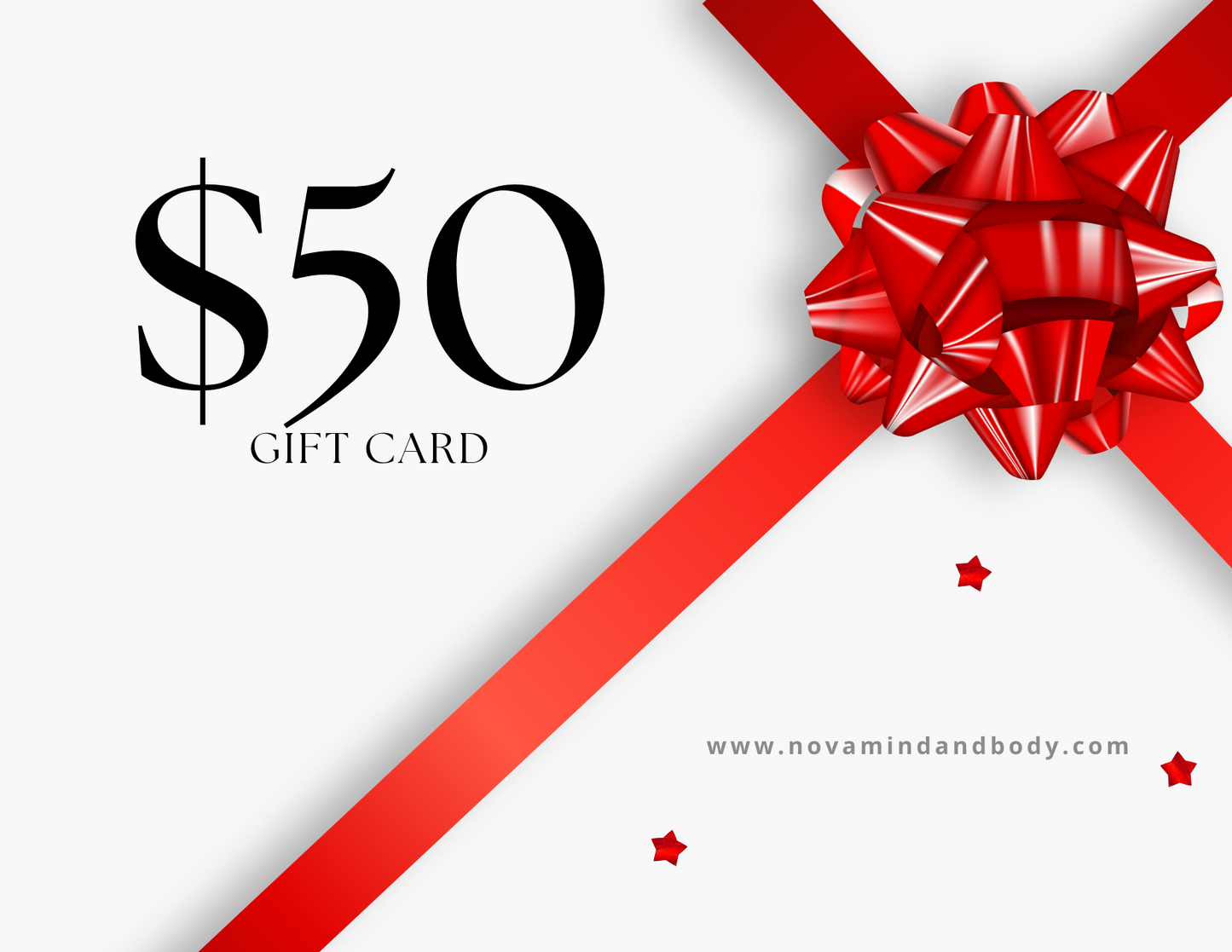 NOVA Mind and Body Store Gift Card