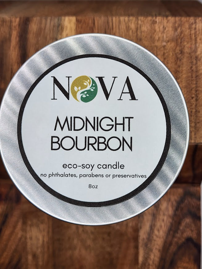 Midnight Bourbon Soy Candle