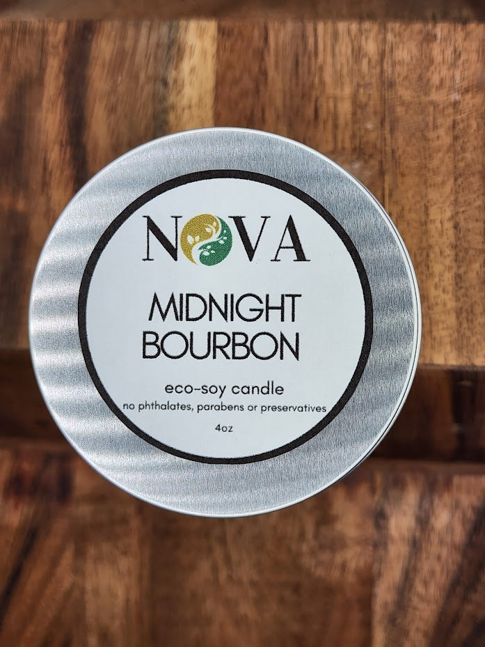 Midnight Bourbon Soy Candle